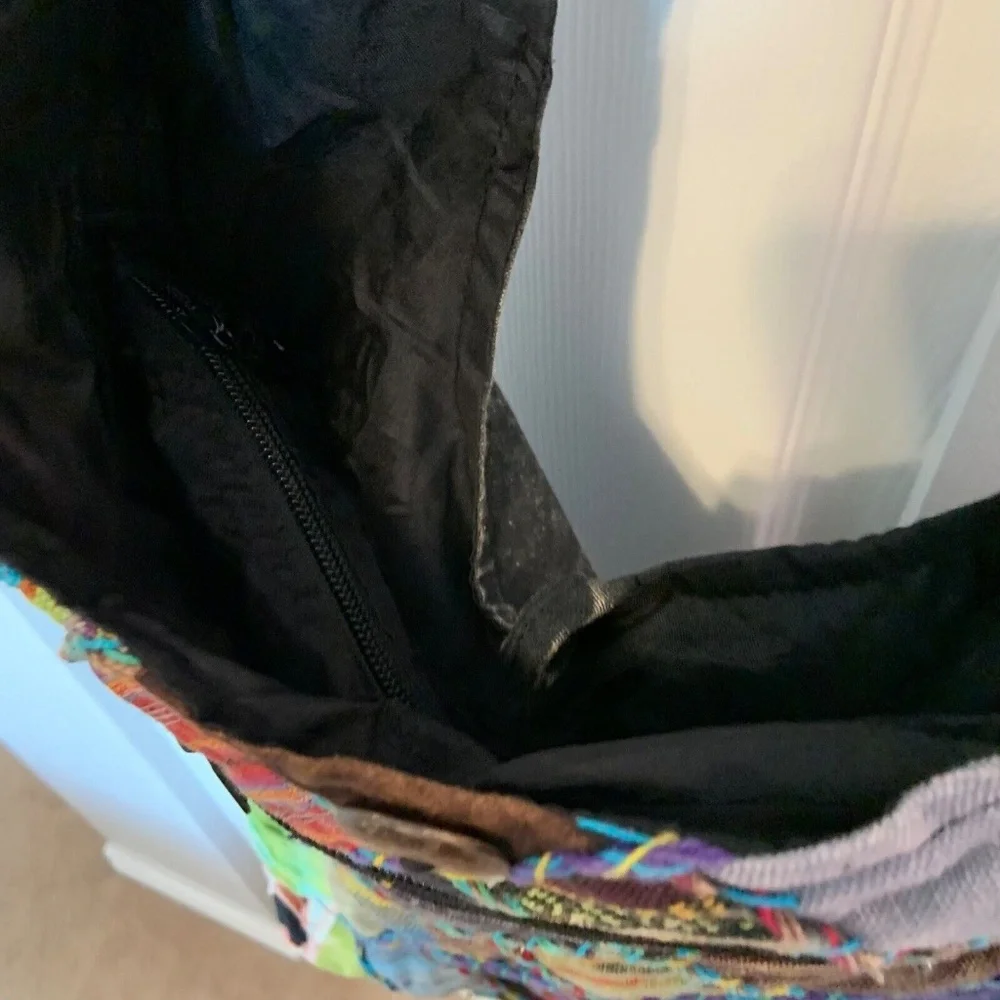 Handmade Multicolored Patchwork Hobo Crossbody Y2k Purse